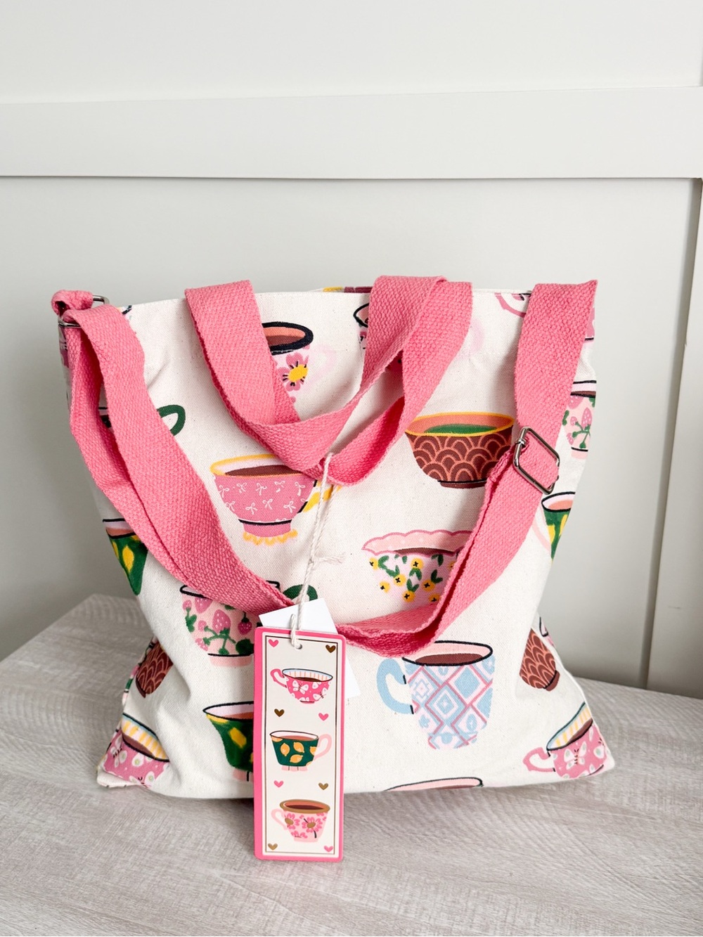 Coffee Lover Gift Set Tote, Lip Balm Duo, Charms & Bookmark NWT - Picture 9 of 13